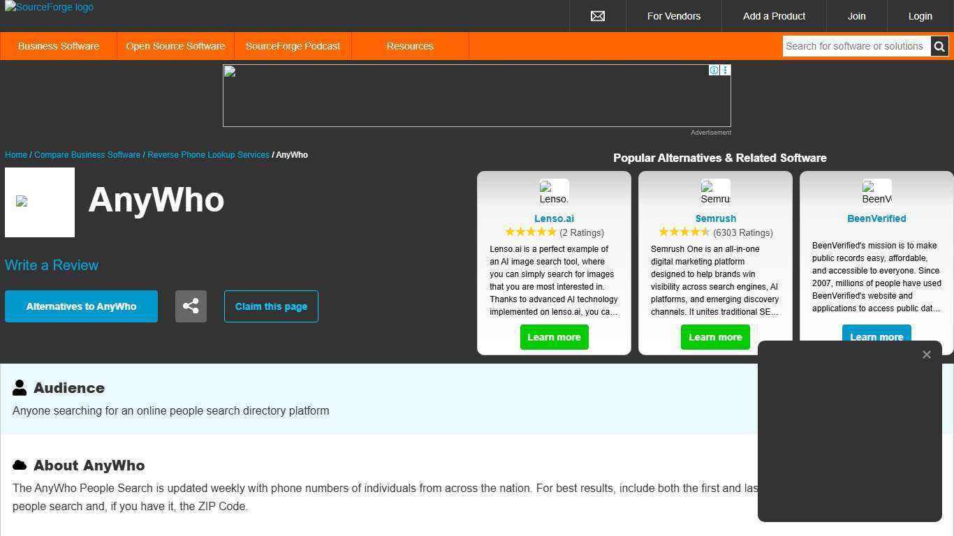 AnyWho Reviews in 2026